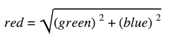 uzaklık ve orta nokta formülü: Her iki tarafın karekökünü gösteren Pisagor teoremi formülü