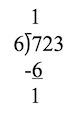 bir kesir ondalık sayı olarak nasıl yazılır: uzun bölmenin 3. adımı